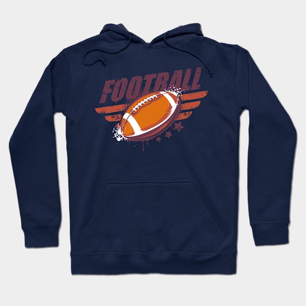 Football Footballer Hoodie by Jonas Design